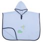 Preview: Betz Children Poncho Car and Plane 100% Cotton Colour: Blue Size: 68x54 cm