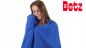 Preview: Betz Luxus Fleecedecke Kuscheldecke Größe 130x170 cm Farbe blau