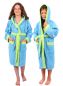 Preview: Betz children's bathrobe with hood DOVER 100% cotton various colours, sizes 134 - 164