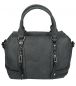 Preview: Damen Handtasche MILANO 2 Henkeltasche Umhängetasche mit Reißverschluss, Schulterriemen und zwei Henkeln