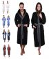 Preview: Betz bathrobe with hood PARIS 100% cotton for men and women twotone sizes S-XXL