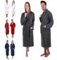 Preview: Betz bathrobe with scarf collar MADRID 100% cotton for men and women sizes S-XXL