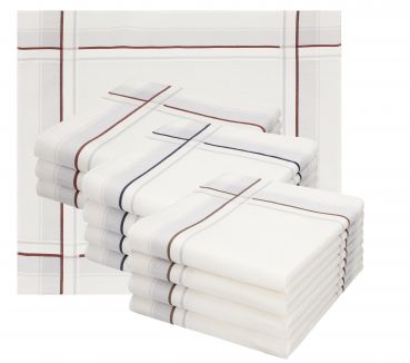Betz Juego de pañuelos de tejido para caballeros LORD 1 100% algodón 43x43 cm diseño 32