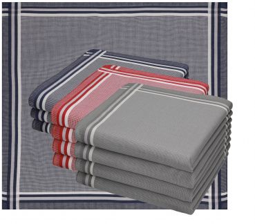 Betz 12 pañuelos para hombres LEO 3 tamaño 40x40cm 100% algodón