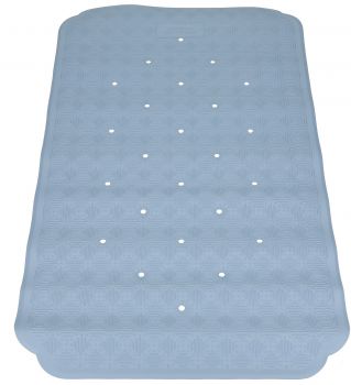 Betz Tapis de douche antidérapant en caoutchouc naturel CAIRO taille 40x70 cm couleur: bleu