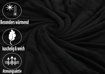 Betz 1 piece ROMANIA Blanket 140x190 cm or 1 piece ROMANIA Pillow with stuffing in different sizes Colour: black