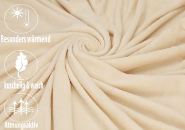 Betz 1 coperta ROMANIA 140x190 cm o 1 cuscino imbottito ROMANIA disponibile in diverse misure: 36x36 cm /25x50 cm/ 20x40 cm Colore beige