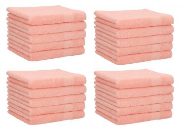 Betz paquete de 20 toallas de tocador PALERMO tamaño 30x50cm 100% algodón color albaricoque