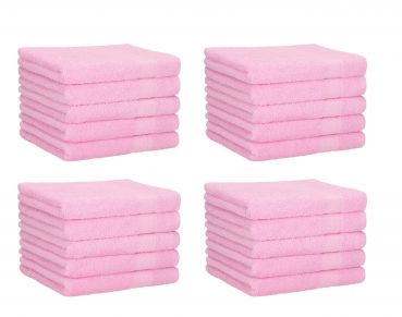 Betz PALERMO Seifetücher-Set – 20er Seiftücher-Set -  Handtücher-Set - Händehandtücher - 30 x 30cm – Farbe Rosé