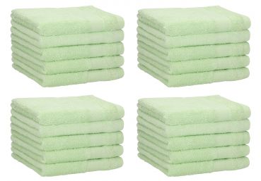 Betz 20 Piece Guest Towel Set PALERMO 100% Cotton  Size: 30 x 50 cm colour green
