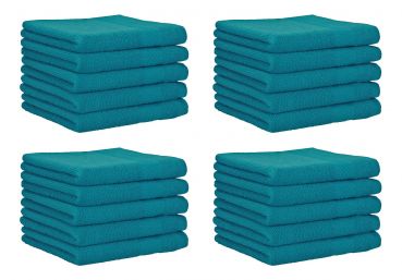 Betz PALERMO Seifetücher-Set – 20er Seiftücher-Set -  Handtücher-Set - Händehandtücher - 30 x 30cm – Farbe Petrol