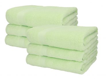 Betz Paquete de 6 toallas de sauna PALERMO 100% algodón tamaño 80x200 cm colores verde
