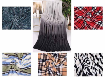 BETZ cosy blanket fleece blanket fluffy blanket - cosy blanket warm soft, sofa blanket, cosy blankets, blanket couch blanket, sofa throw XL 150x200cm MINK