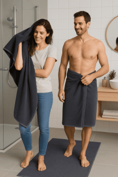 Betz Badetuch XXL 100x200 cm – Saunatuch & Strandtuch aus 100% Baumwolle 360g/m² – Serie Berlin