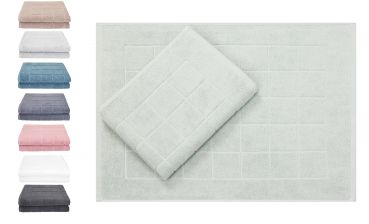 Betz 2 2 piezas Alfombrilla de baño 50x70cm 100% algodón BERLIN calidad 650 g/m²