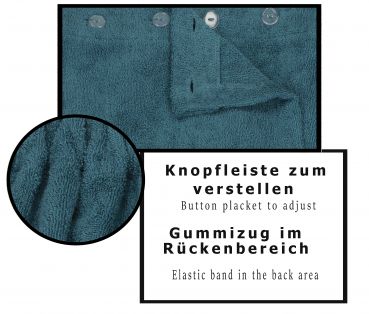 Herren, Sauna Kilt, Baumwolle, Klettverschluß, eine Tasche, weiß, blau, beige - Kopie