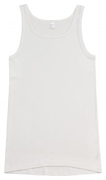 Betz Sleeveless Shirt Men Fine Rib Colour: white Size: 5-8