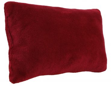 Betz 1 coperta ROMANIA 140x190 cm o 1 cuscino imbottito ROMANIA disponibile in diverse misure: 36x36 cm /25x50 cm/ 20x40 cm Colore rosso scuro