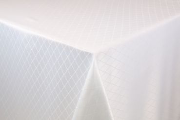 Mantel de jacquard fino tamaño: 130x160cm de color crema