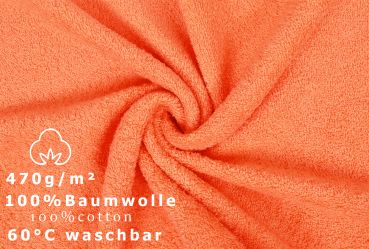 Betz 20 Piece Guest Towels PREMIUM 100% Cotton 30x50 cm colour orange