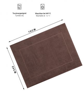 Tapis de bain "Premium"couleur noisette, taille 50x70 cm de Betz