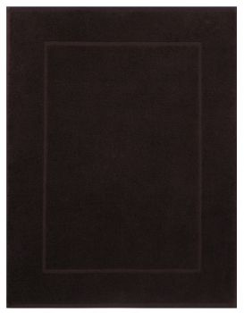 Bath Mat colour: dark brown, size: 50 x 70 cm &#8220;Premium&#8221; Quality: 650 g/m²