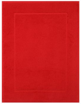 Betz alfombra de baño PREMIUM 50x70cm 100% algodón de color rojo
