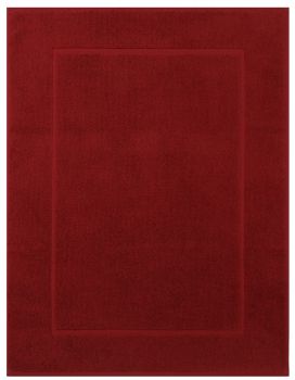 Betz Tappetino da bagno di alta PREMIUM qualità dimensioni 50 x 70 cm 100% cotone colore: rosso rubino