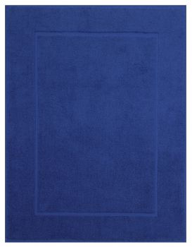 Betz Badvorleger Größe 50x70 cm 100% Baumwolle Badematte Badteppich Duschvorlage PREMIUM  Qualität 650 g/m² Farbe royalblau