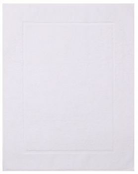 Betz Badvorleger Größe 50x70 cm 100% Baumwolle Badematte Badteppich Duschvorlage PREMIUM Qualität 650 g/m² Farbe weiß