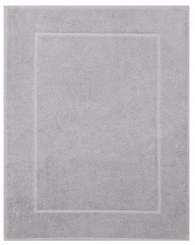 Bath Mat colour: silver-grey, size: 50 x 70 cm Premium Quality: 650 g/m²