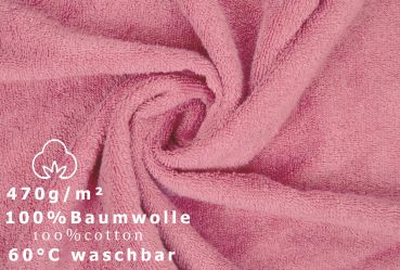 Betz 6 SaunaTowels PREMIUM 100% coton size 70x200 cm colour old rose