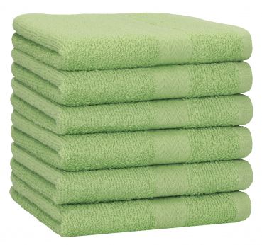 Betz 6 Piece Bath Towels Set PREMIUM 100% Cotton colour apple green