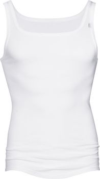 Noblesse Camiseta interior para hombres sin mangas de color blanco