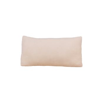 Betz 1 couverture polaire douce taille 140x190 cm ou 1 coussin rempli toucher peluche tailles d'env. 36x36cm, 25x50 cm, 20x40 cm ROMANIA couleur beige