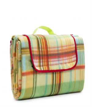 Betz Coperta per il picnic con la parte posteriore termica a quadri colorati