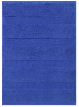 Betz Alfombrilla Alfombra de baño DELUXE 100% algodón calidad 680 g/m² tamaño 50x70 cm de color azul