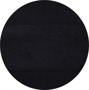 Betz Alfombrilla Alfombra de baño DELUXE 100% algodón calidad 680 g/m² tamaño 50x70 cm de color negro