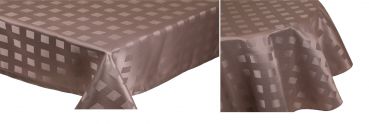 Betz Edle Jacquard Tischdecke Tischtuch Tischwäsche Dessin 13 Farbe braun