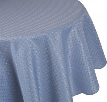 Betz Wonderful Jacquard Tablecloth Table Line Design 15 Colour: light blue