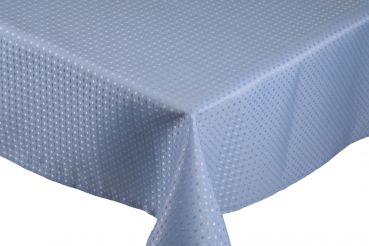 Betz Wonderful Jacquard Tablecloth Table Line Design 15 Colour: light blue