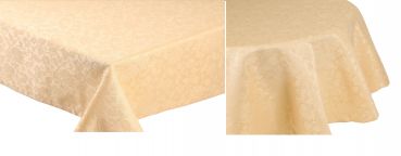 Betz Edle Jacquard Tischdecke Tischtuch Tischwäsche Dessin 20 Farbe ockergelb