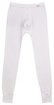Long Underpants Men Double Rib Colour: white Sizes: 5-8 by AMMANN