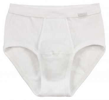 Brief with fly Double Rib Colour: white Sizes: 5-9 by AMMANN