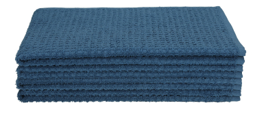 Betz Juego de 4 paños de cocina 100% algodón trapos de cocina 40x66 cm color azul