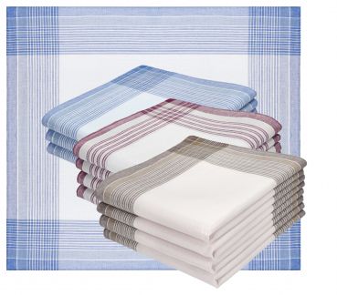 Betz 12 Piece Men Cloth Handkerchiefs Set MARTIN Dessin 03 size 40x40cm 100% cotton
