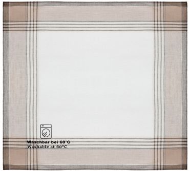 Betz 6 unidades Pañuelos para hombres MARTIN  tamaño 40x40 cm 100% algodón