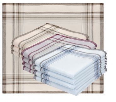 Betz 12 Piece Men Cloth Handkerchiefs Set MARTIN Dessin 10 size 40x40cm 100% cotton
