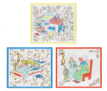 Betz pack of 12 children's handkerchiefs in various designs and sizes