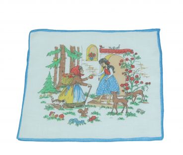 Betz 3 Pieces Kids Handkerchiefs in Gift Box Design 2 100% Cotton Motive: Fairy-tale Colour: green Size: 25x25cm